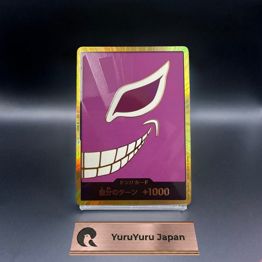 DON !! Card Donquixote Doflamingo Gold Frame PRB-01 Japananese ONE PIECE CARD