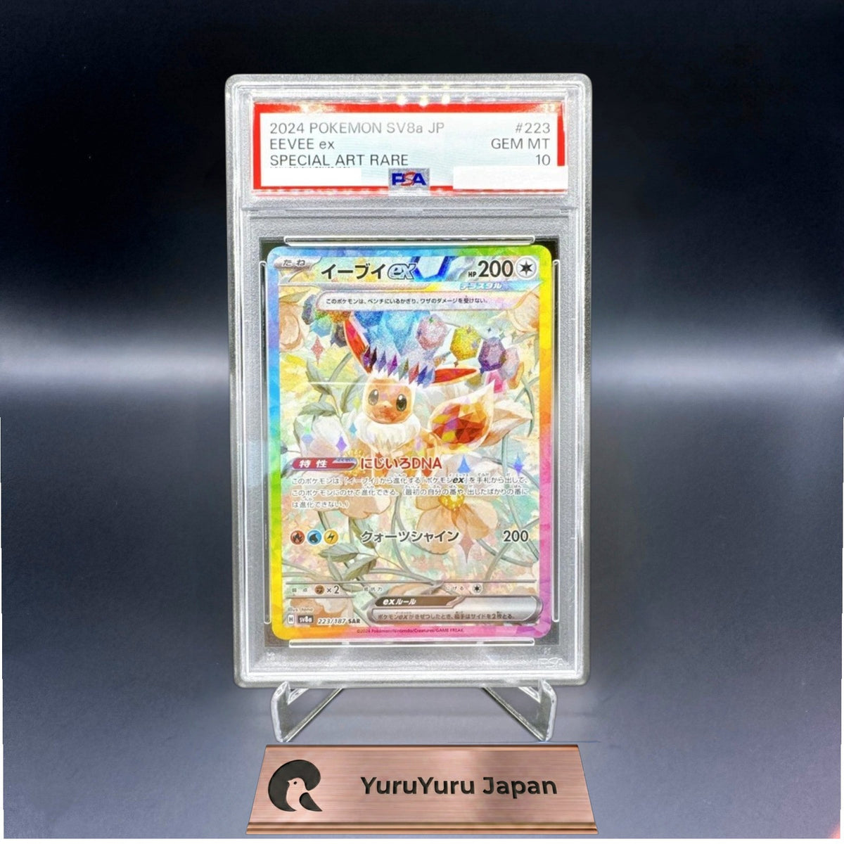 PSA 10 Terastal Festival Eevee Evolution SAR Complete Set Of 10 Pokemon Japanese