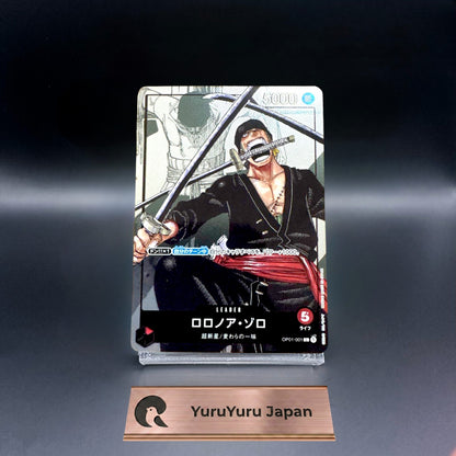 Roronoa Zoro OP01-001 L Parallel 25th Edition ONE PIECE Card Game Japanese NM