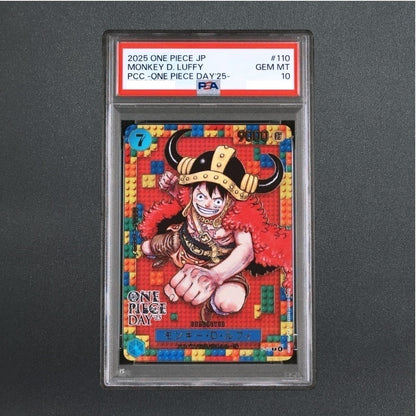 PSA 10 Luffy P-110 Premium Card Collection ONE PIECE DAY 25 Japanese 2025