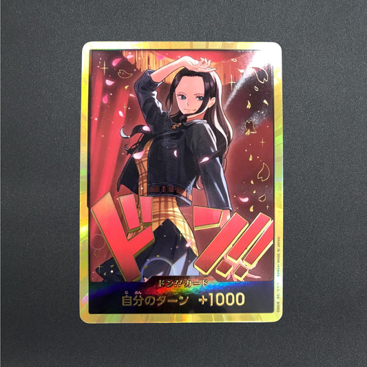 One Piece Card Japanese DON!! Card Nico Robin Gold Foil EB-03 Heroines Edition
