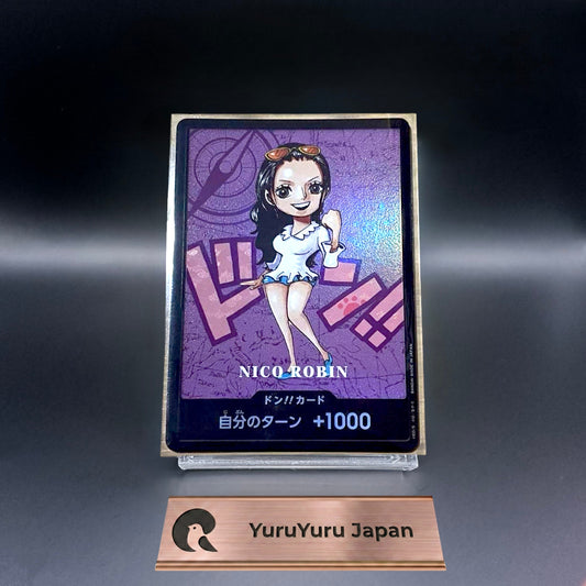 Nico Robin DON!! Card Promo Kumamoto Edition One Piece Card Japanese