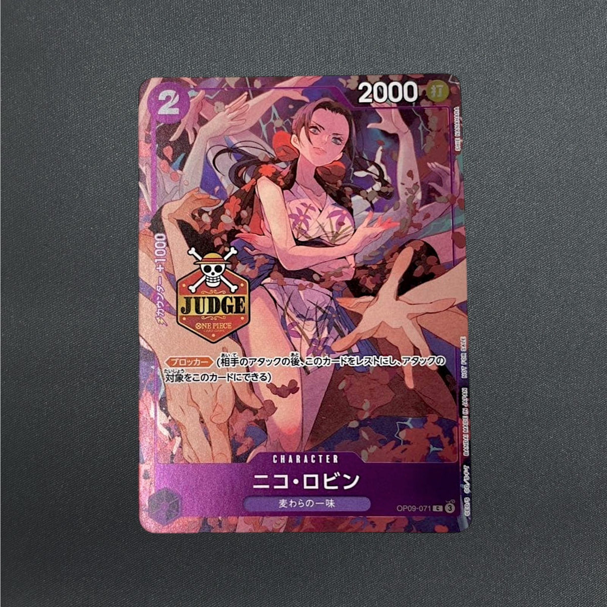 Nico Robin OP09-071 C Judge Promo Pack Vol.2 ONE PIECE Card Japanese 2025