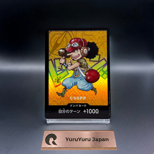 Usopp DON!! Card Promo Kumamoto Edition One Piece Card Japanese