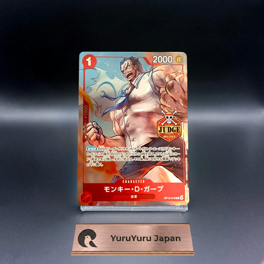 Monkey D. Garp JUDGE OP13-016 R Promo Rare ONE PIECE Card Game Japanese NM