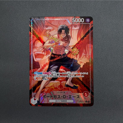 Portgas D Ace OP16-001 L-P The Time Of Battle Japanese ONE PIECE Card 2026