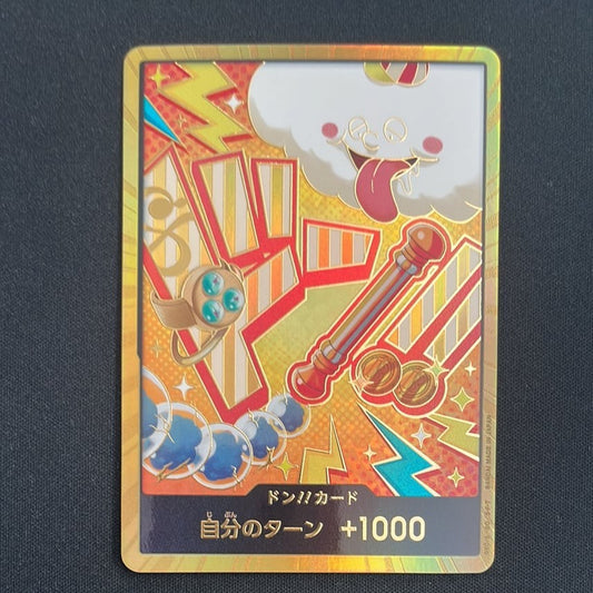 One Piece Card Japanese DON!! Card Nami Gold Frame Foil PRB-02 THE BEST vol.2