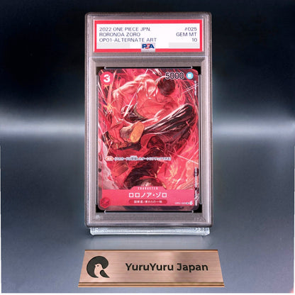 PSA 10 Roronoa Zoro OP01-025 SR Romance Dawn ONE PIECE Card Japanese