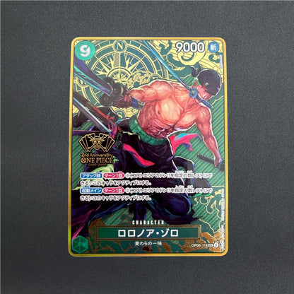 Roronoa Zoro SEC Alt Art 2nd Anniversary Set OP06-118 One Piece Card Japanese