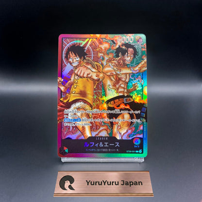 Luffy & Ace ST30-001 L Stard Deck EX (Luffy & Ace) ONE PIECE Card Japanese NM