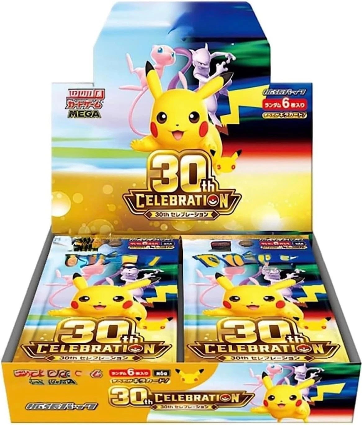 MEGA 30th Celebration Booster Box M6a New w/shrink Pokemon Card Japanese 2026