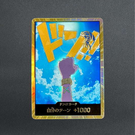 One Piece Card Japanese DON!! Card Nefertari Vivi Gold Frame PRB-01 THE BEST CCG