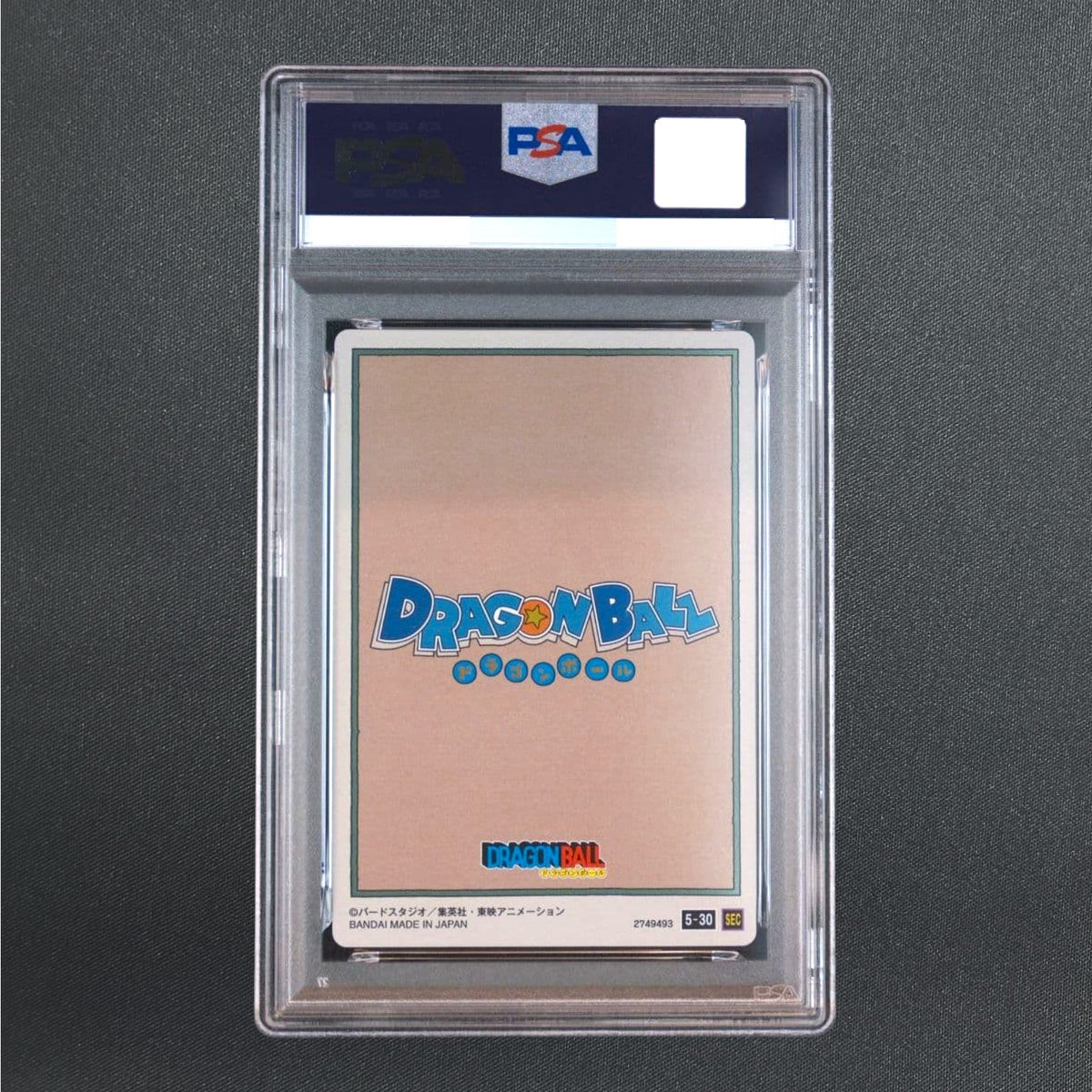 PSA 10 Itajaga Dragon Ball Vol.5 Son Goku & Friends #30 SEC Japanese Card 2024