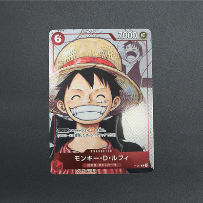 Monkey D. Luffy Alt Art Promo P-001 25th Anniversary One Piece Card Japanese