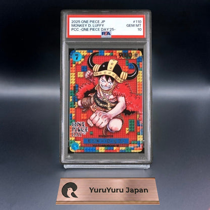 PSA 10 Luffy P-110 Premium Card Collection ONE PIECE DAY 25 Japanese 2025
